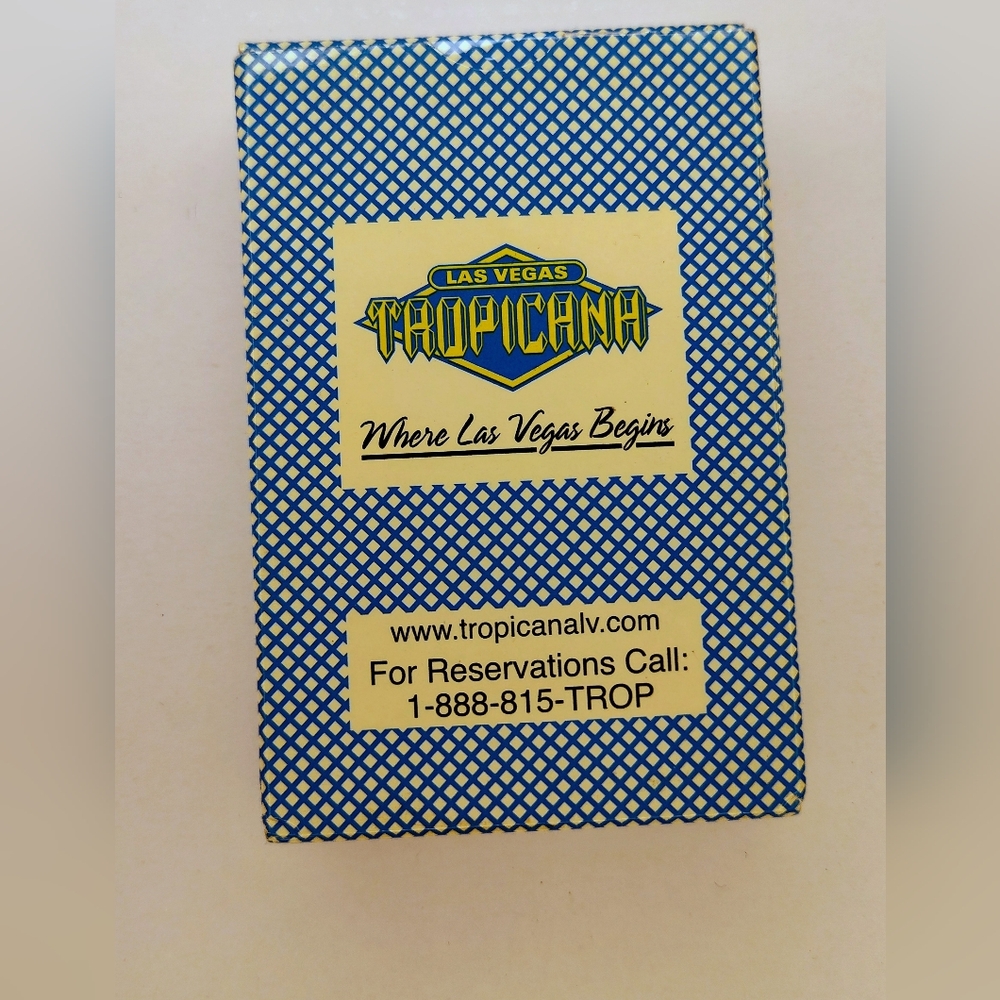 Vintage Tropicana Hotel Casino Las Vegas Deck of Playing Cards